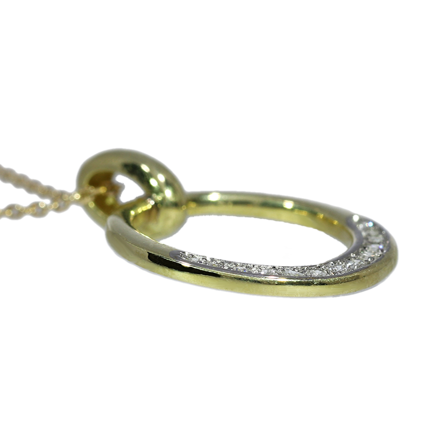 Colgante Diamantes - Oro Amarillo 18kt