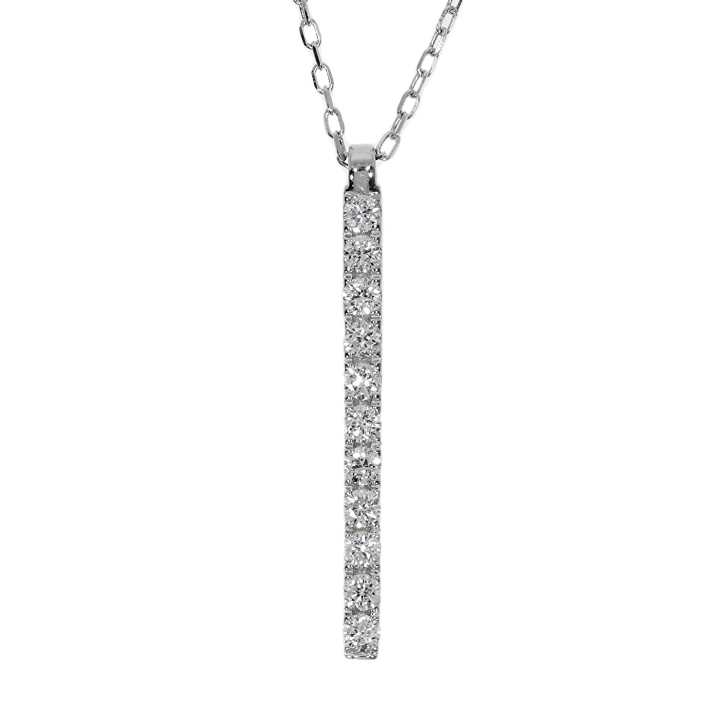 Colgante Diamantes - Oro Blanco 18kt