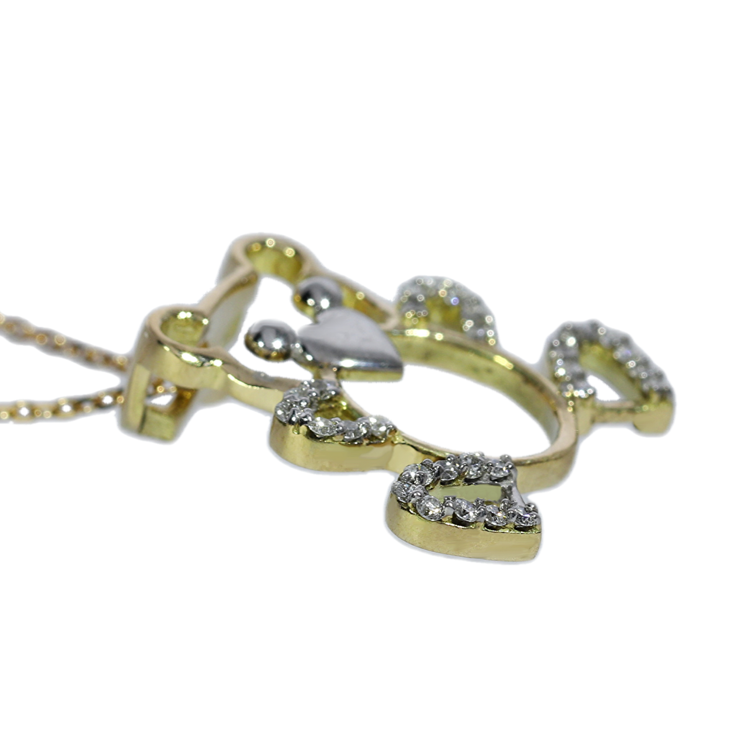 Colgante Diamantes - Oro Amarillo 18kt