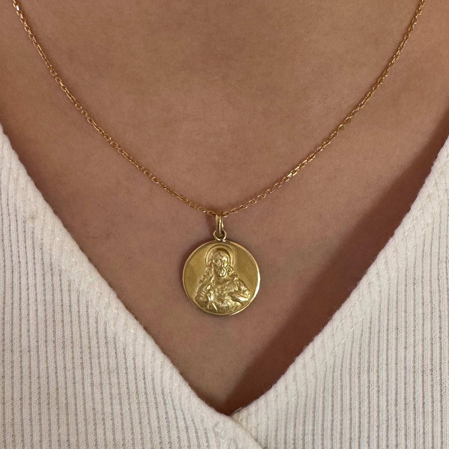 Medalla Escapulario - Oro Amarillo 18kt