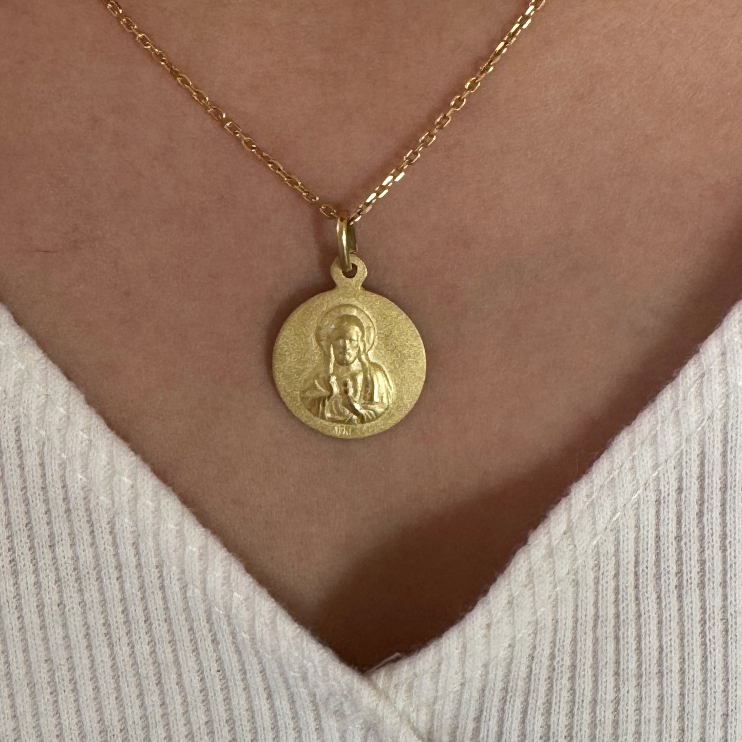 Medalla Escapulario - Oro Amarillo 18kt