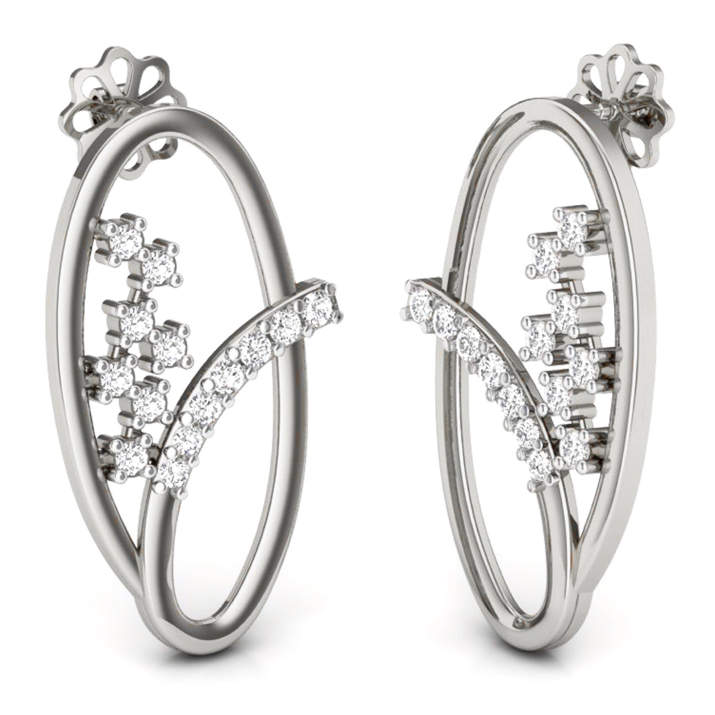 Aros Diamantes - Oro Amarillo 18kt