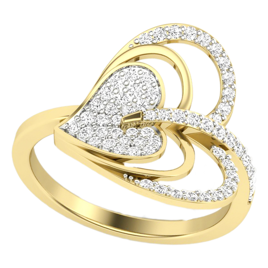 Anillo Diamantes - Oro Amarillo 18kt