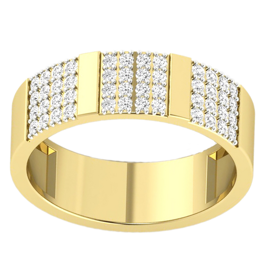 Anillo Diamantes - Oro Amarillo 18kt