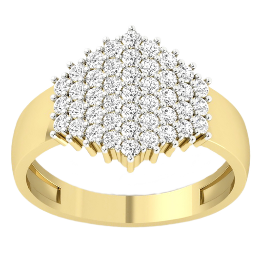 Anillo Diamantes - Oro Amarillo 18kt