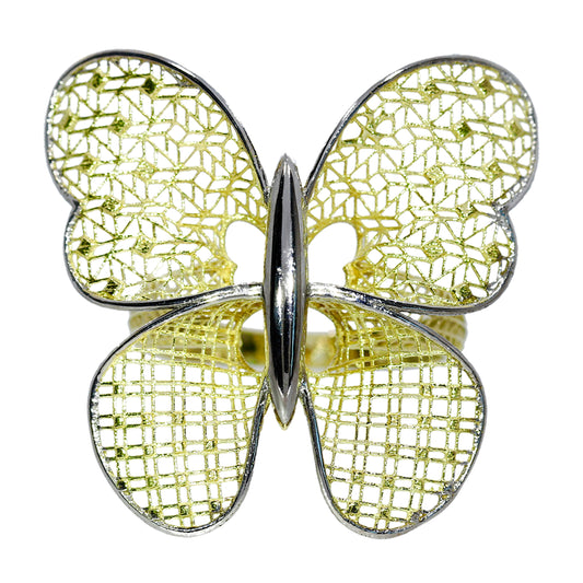 Anillo Mariposa - Oro Amarillo 18kt