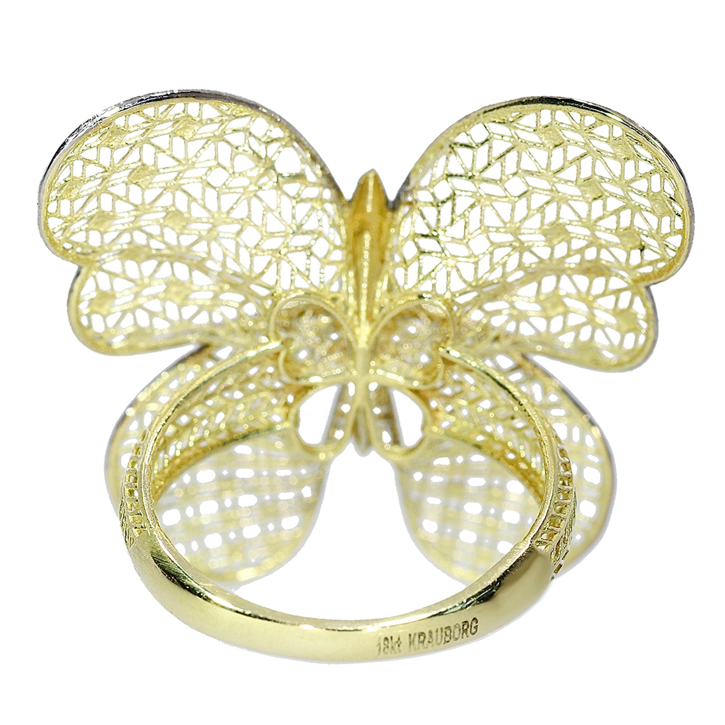 Anillo Mariposa - Oro Amarillo 18kt