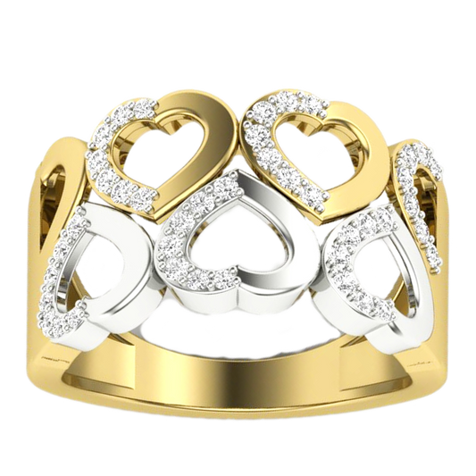 Anillo Diamantes - Oro Amarillo 18kt