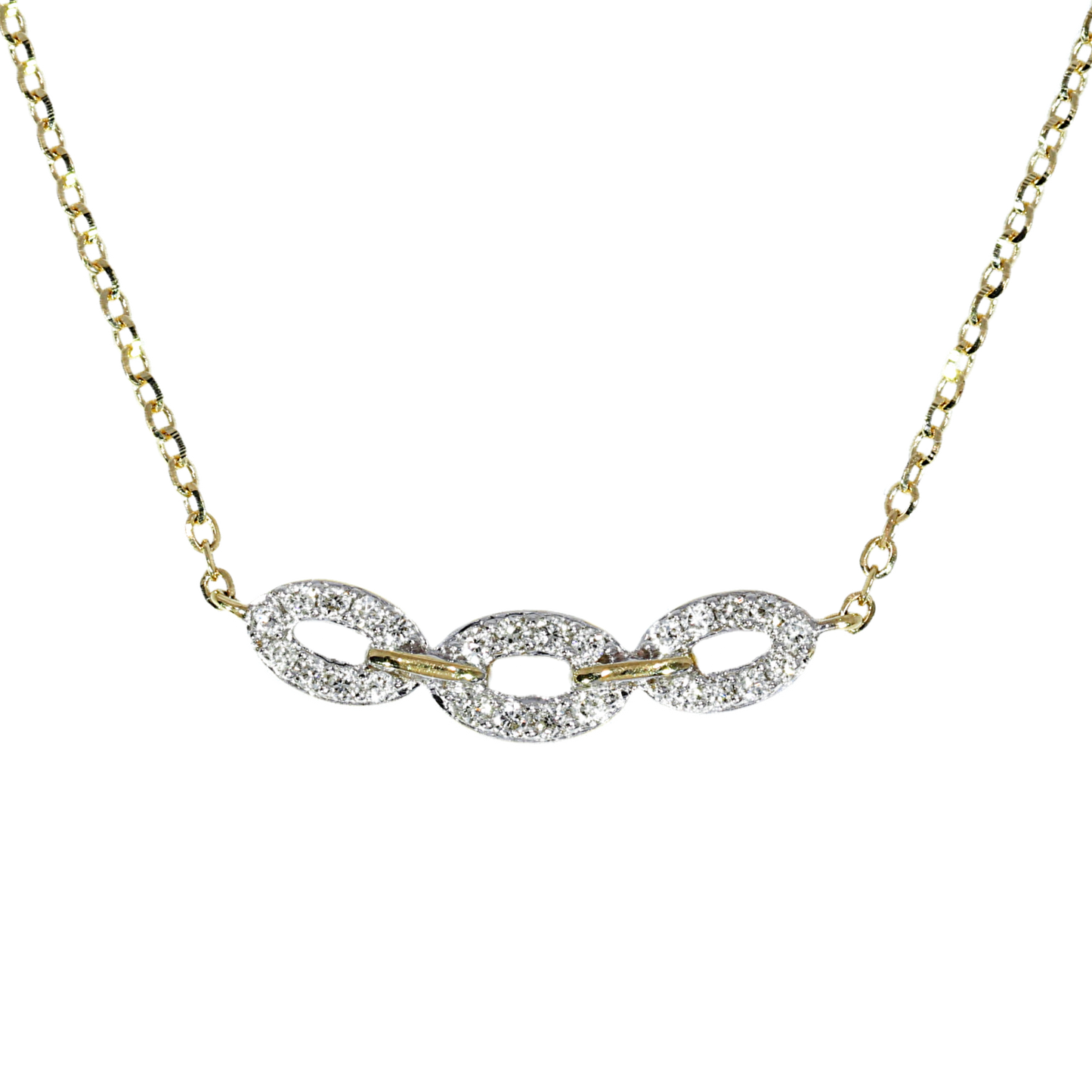 Collar Diamantes - Oro Amarillo 18kt