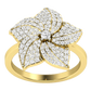 Anillo Diamantes - Oro Amarillo 18kt