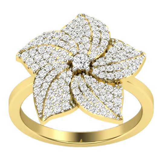 Anillo Diamantes - Oro Amarillo 18kt
