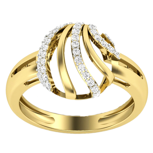 Anillo Diamanates - Oro Amarillo 18kt