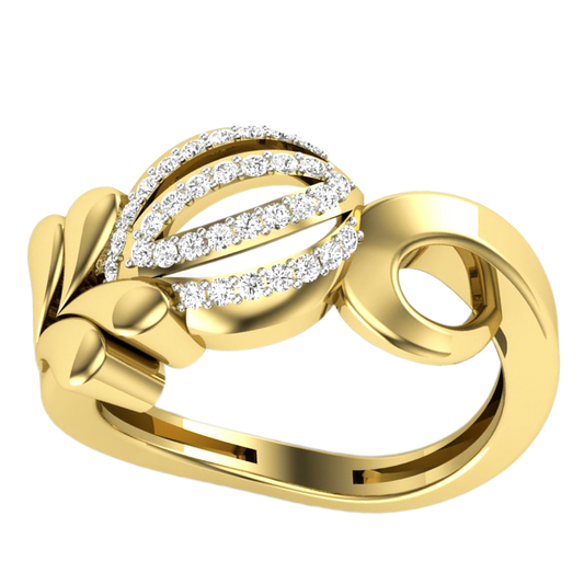 Anillo Diamantes - Oro Amarillo 18kt