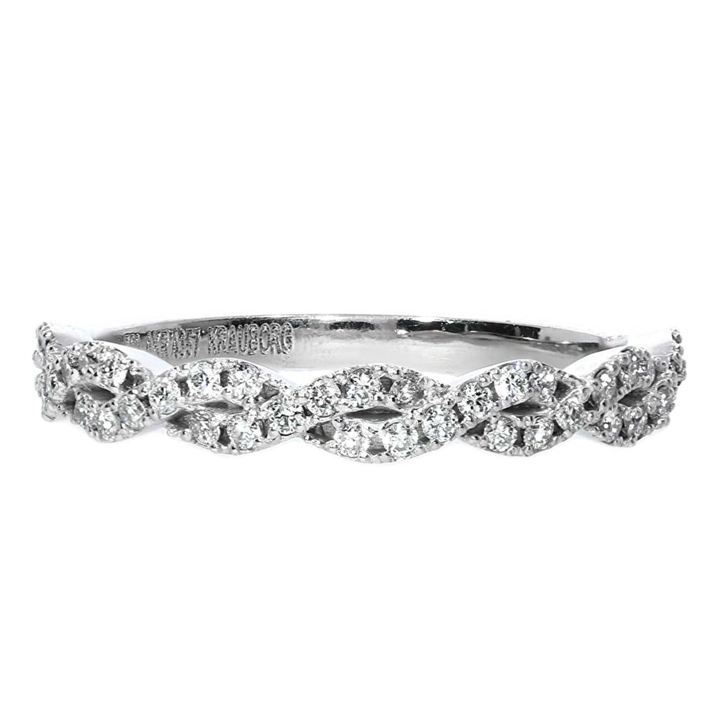 Anillo Compromiso Diamantes - Oro Blanco 18kt