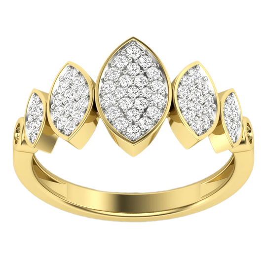 Anillo Diamantes - Oro Amarillo 18kt