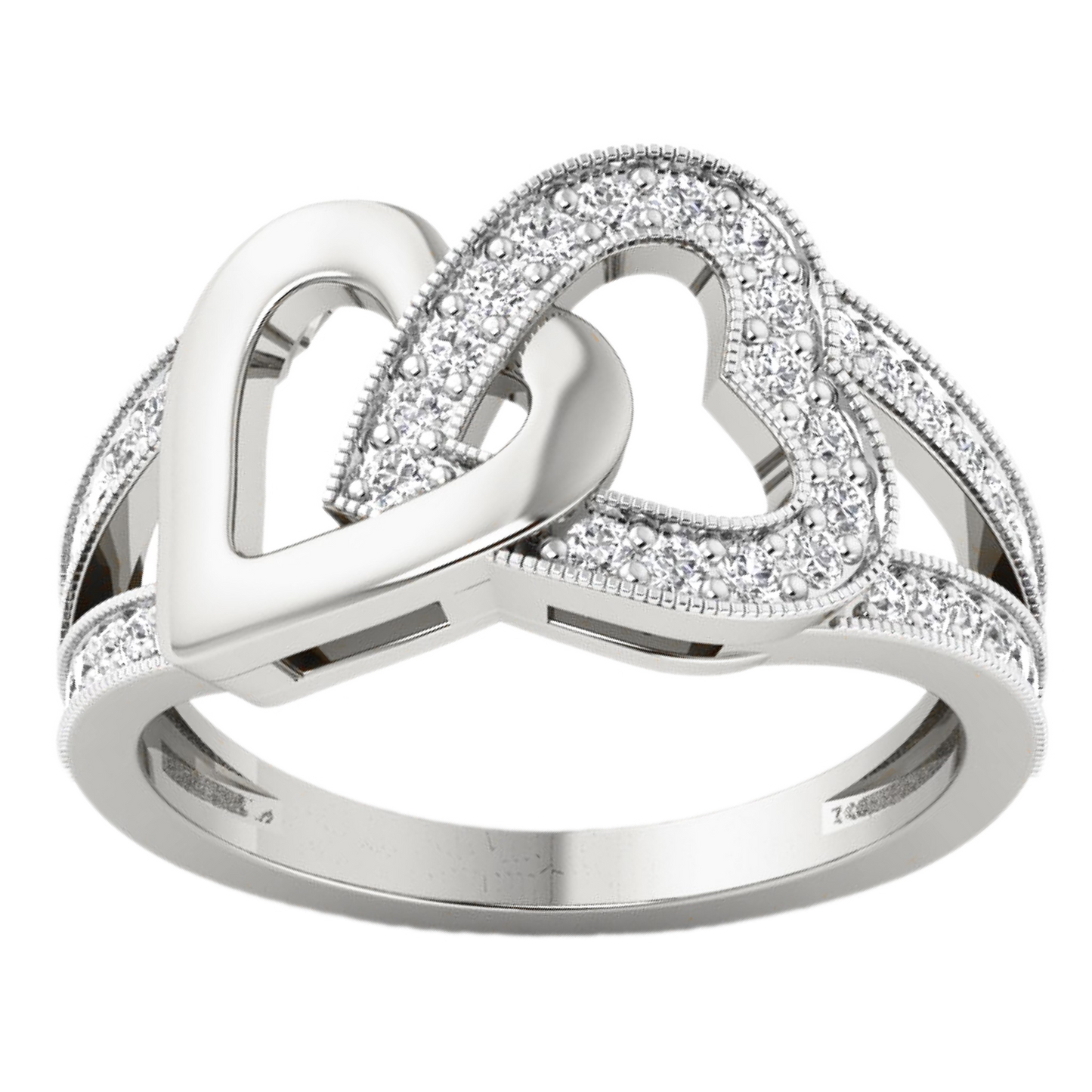 Anillo Diamantes - Oro Amarillo o Blanco 18kt