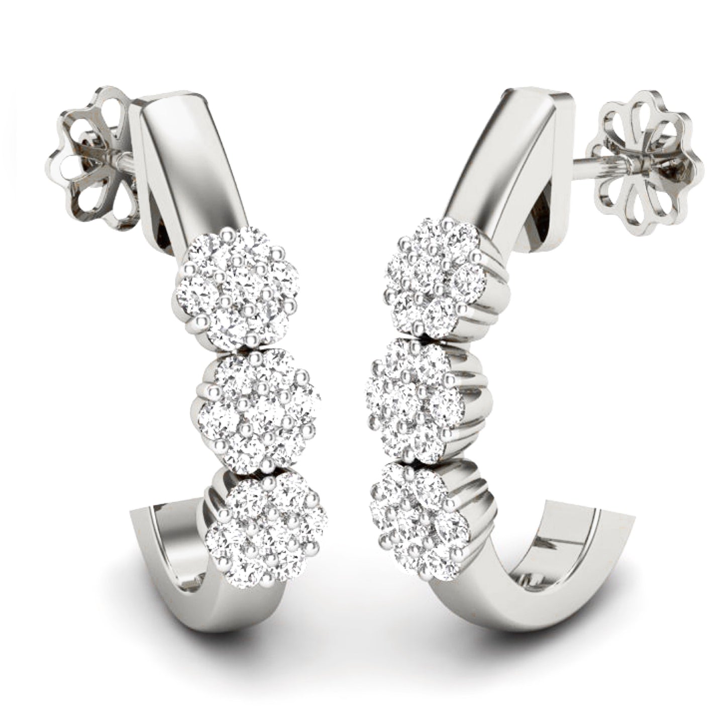 Aros Diamantes - Oro Amarillo 18kt
