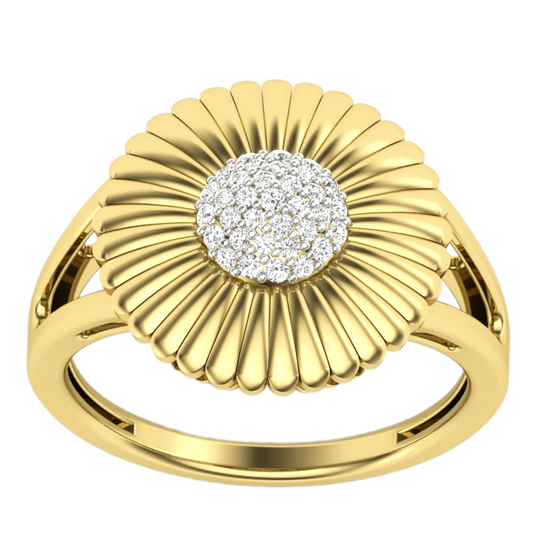 Anillo Diamantes - Oro Amarillo 18kt