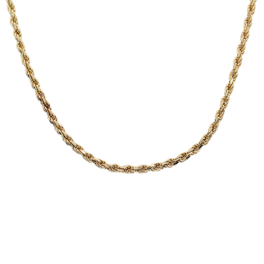 Cadena Turbillón - Oro Amarillo 18kt