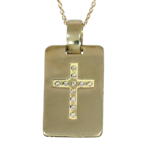 Colgante Diamantes - Oro Amarillo 18kt