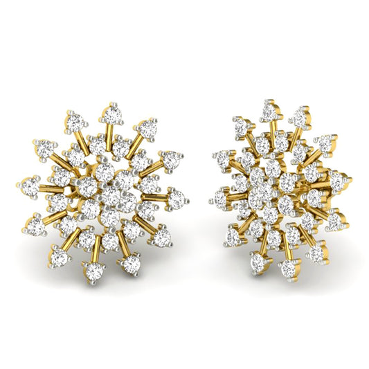 Aros Diamantes - Oro Amarillo 18kt.