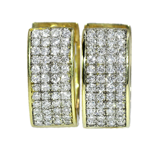 Aros Diamantes - Oro Amarillo 18kt