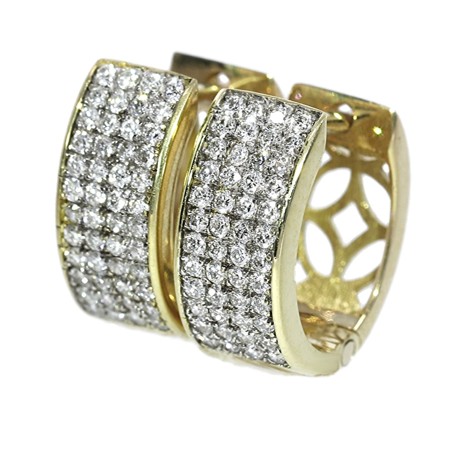 Aros Diamantes - Oro Amarillo 18kt