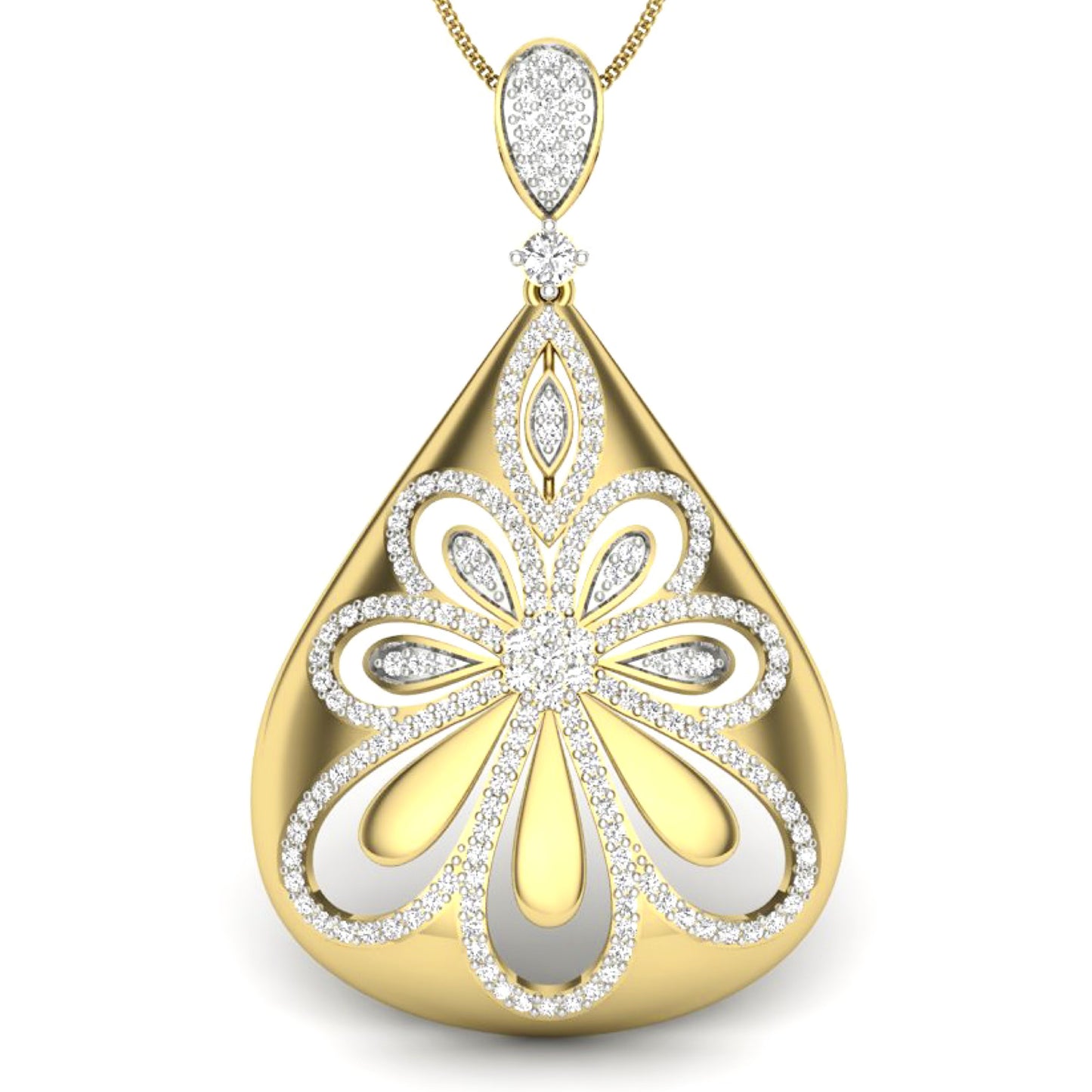 Colgante Diamantes - Oro Amarillo 18kt