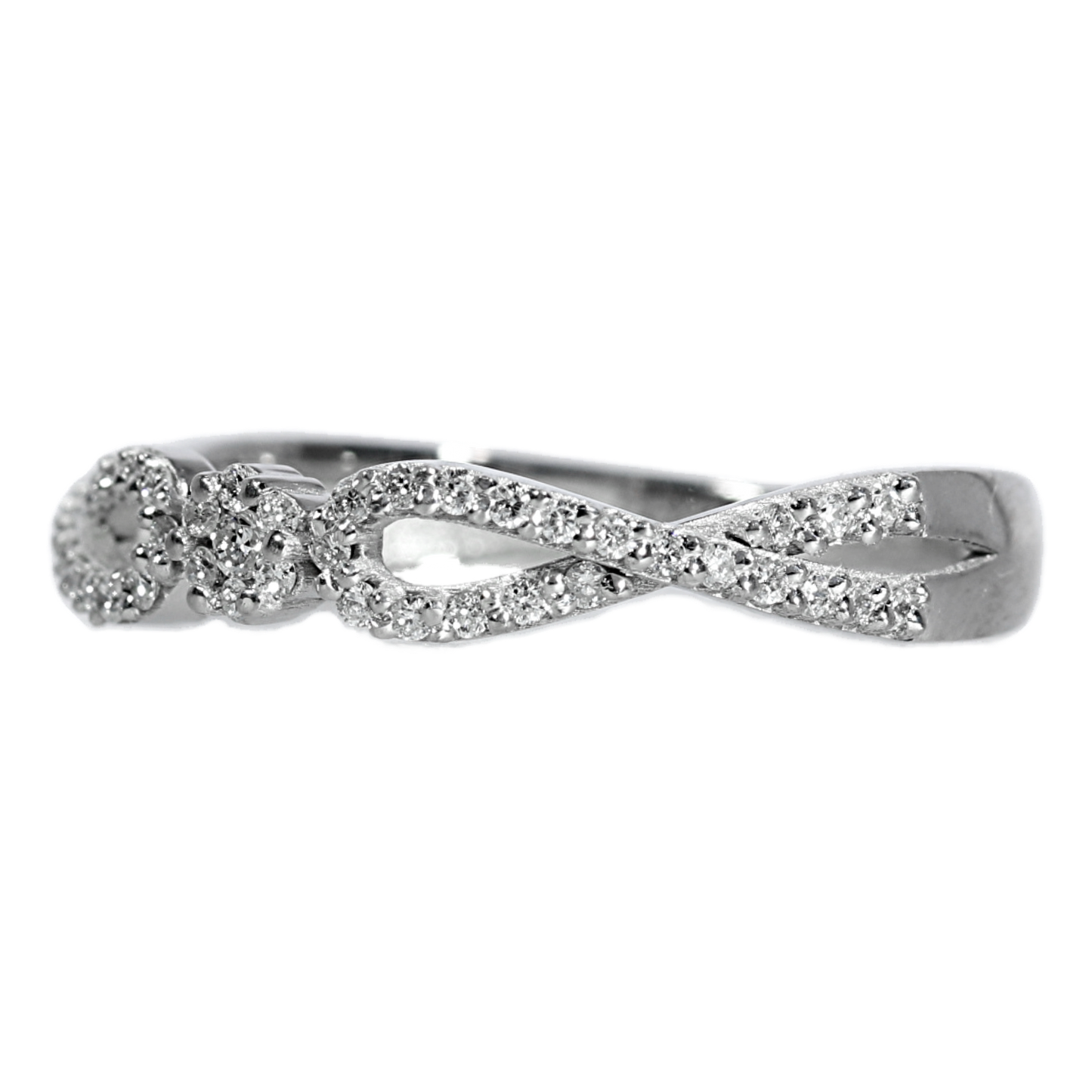 Anillo Compromiso Diamantes - Oro Blanco 18kt