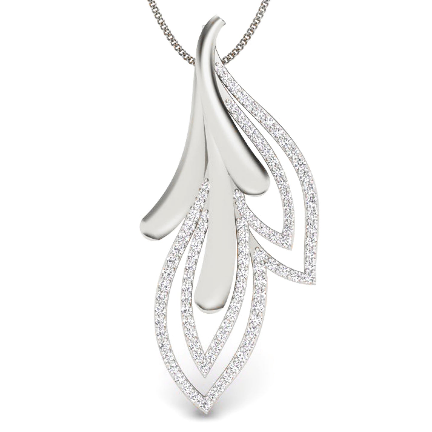 Colgante Diamantes - Oro Amarillo o Blanco 18kt