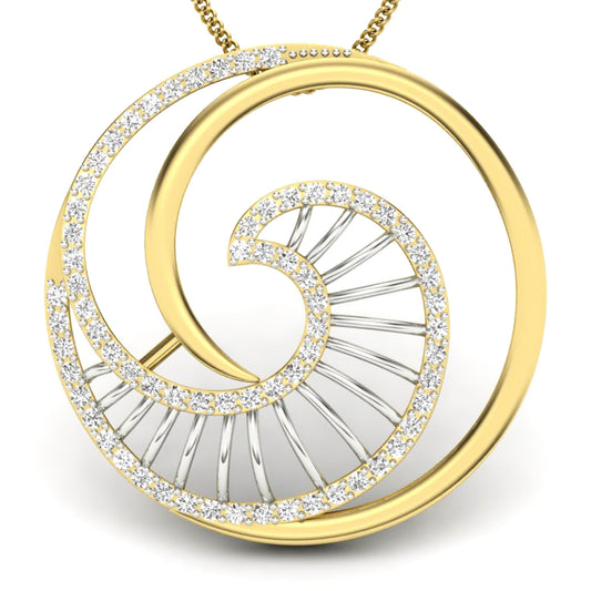 Colgante Diamantes - Oro Amarillo 18kt