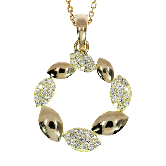 Colgante Diamantes - Oro Amarilo 18kt