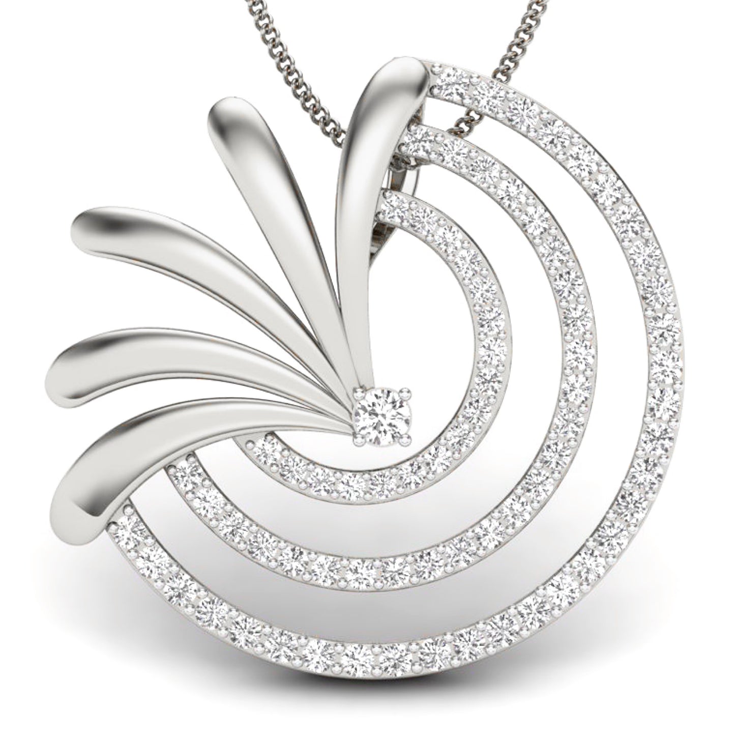 Colgante Diamantes - Oro Amarillo o Blanco 18kt