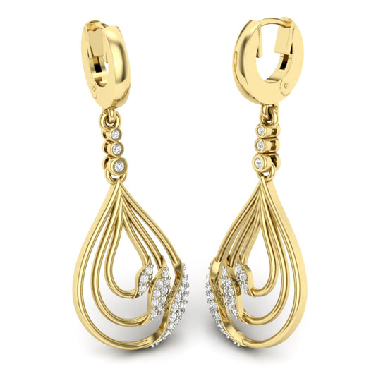 Aros Diamantes - Oro Amarillo 18kt