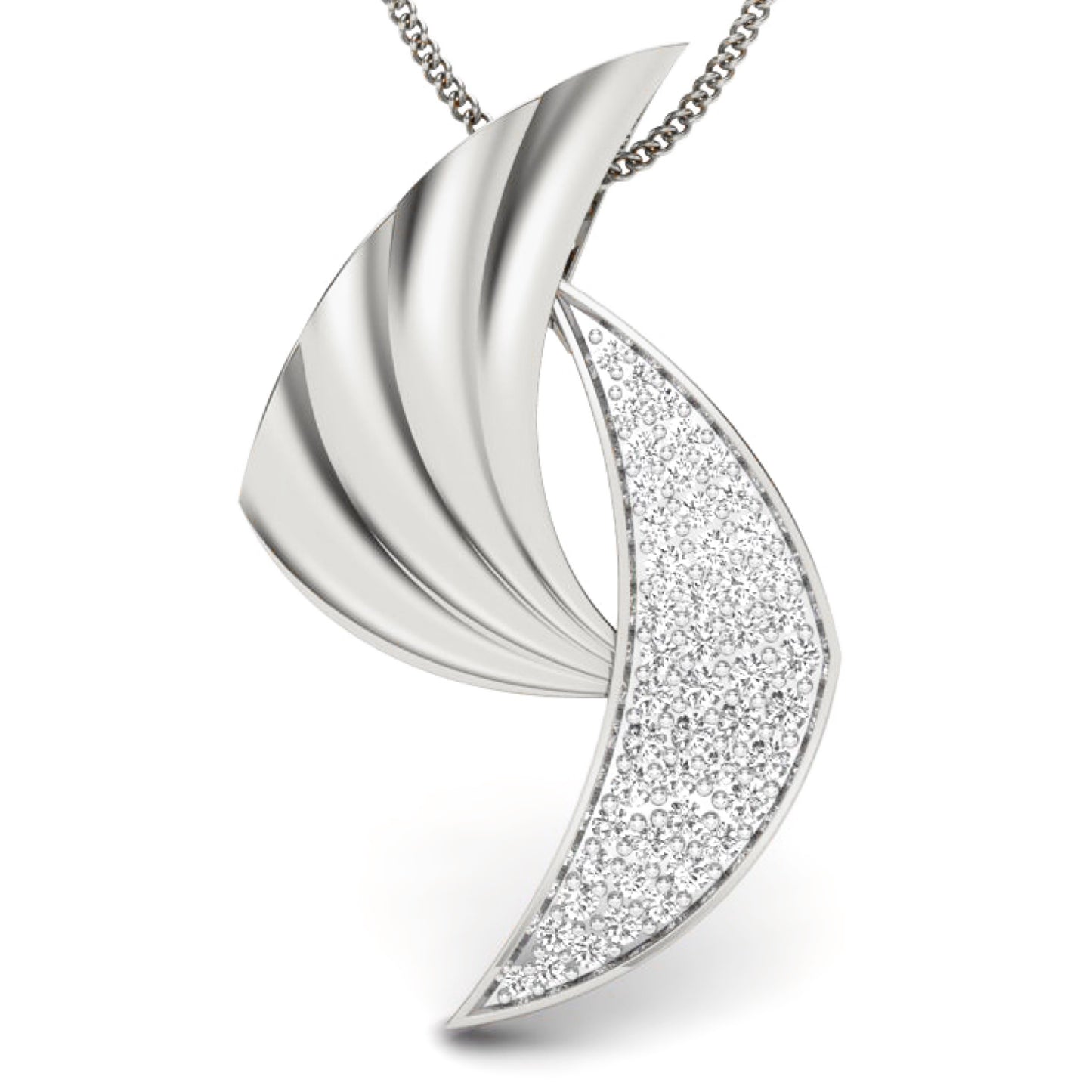 Colgante Diamantes - Oro Amarillo o Blanco 18kt