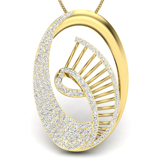 Colgante Diamantes - Oro Amarillo 18kt