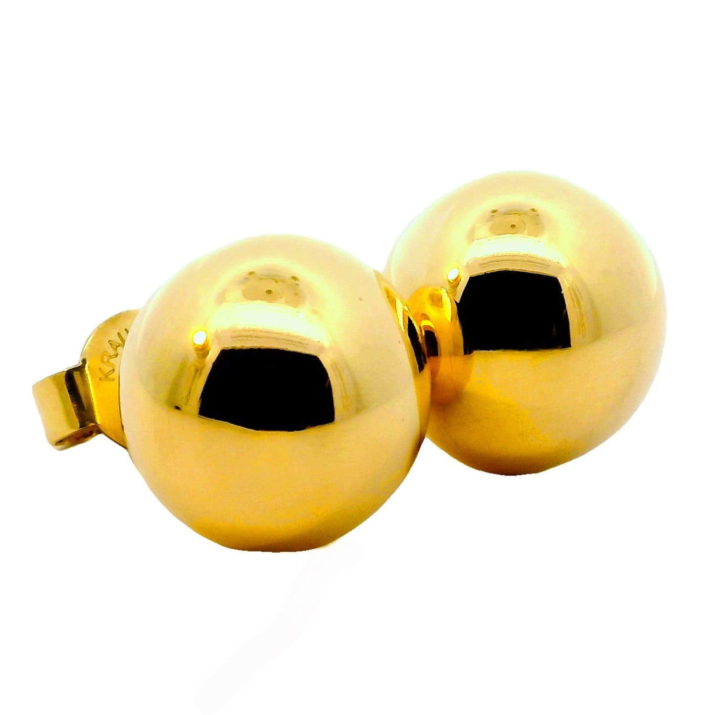 Aros Bola - Oro Amarillo 18kt