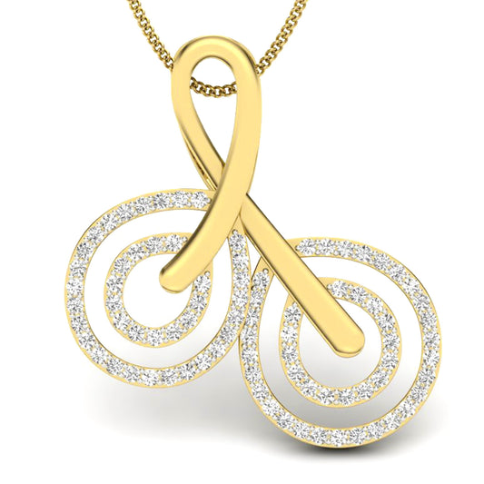 Colgante Diamantes - Oro Amarillo 18kt