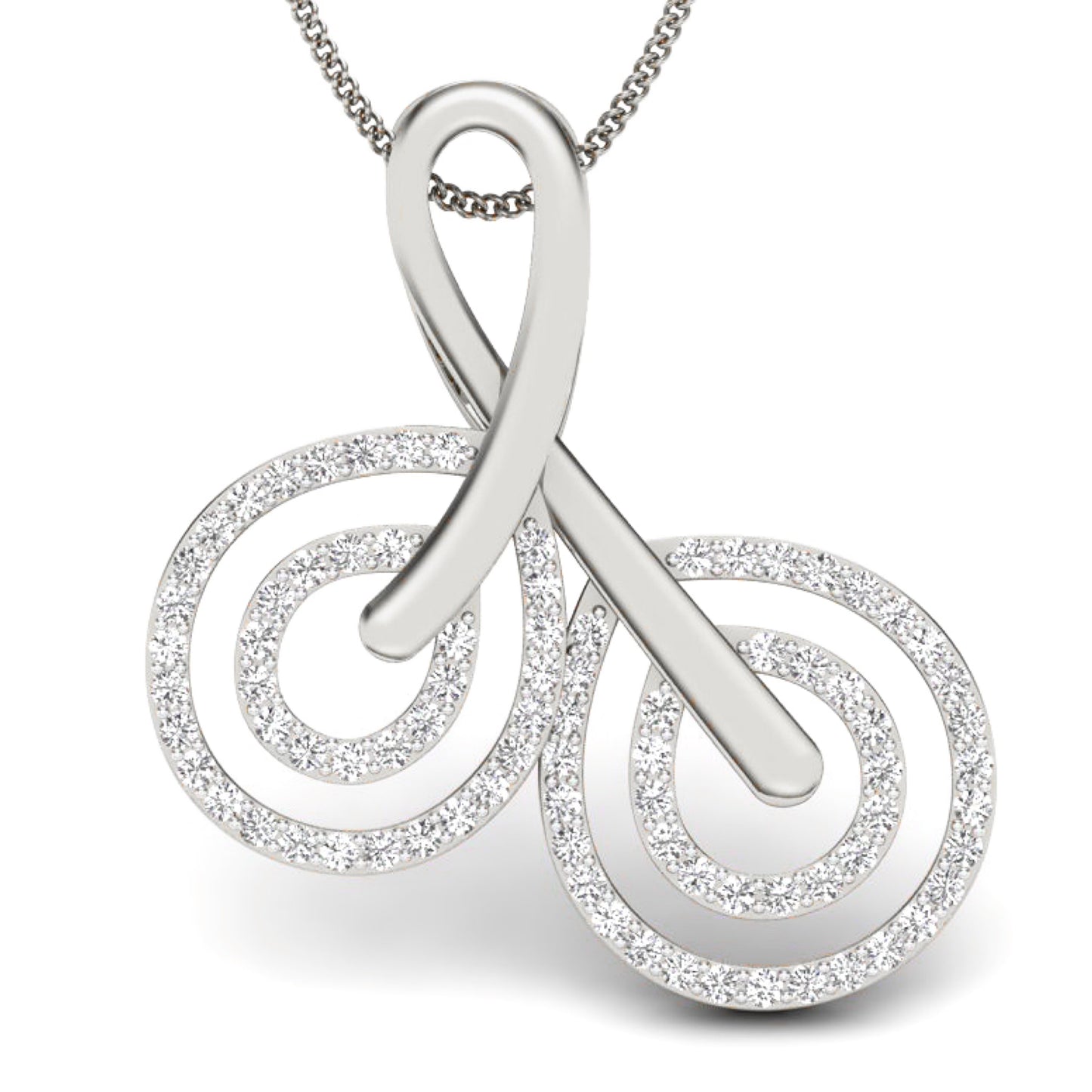 Colgante Diamantes - Oro Amarillo o Blanco 18kt