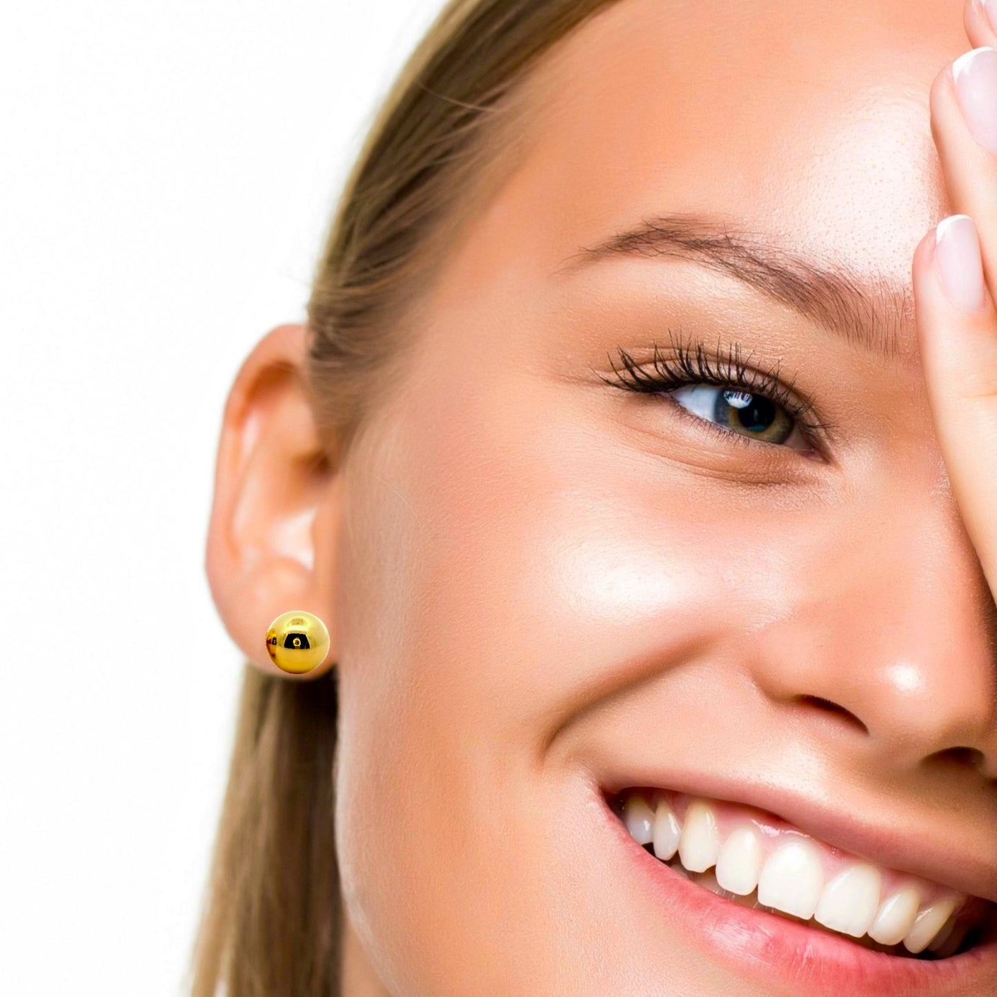 Aros Bola - Oro Amarillo 18kt