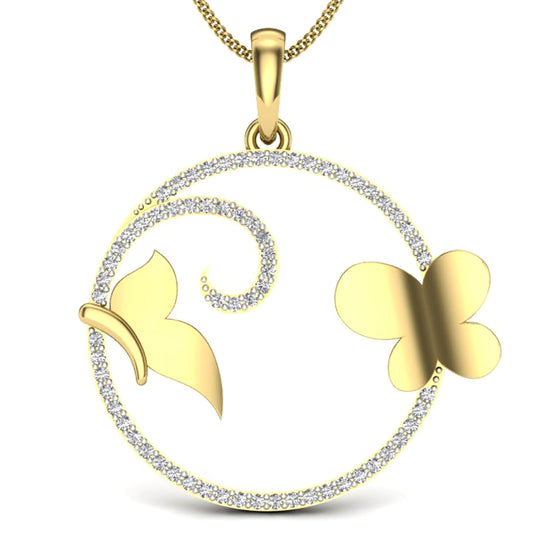 Colgante Diamantes - Oro Amarillo 18kt