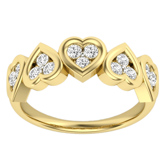 Anillo Diamantes - Oro Amarillo 18kt