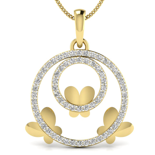 Colgante Diamantes - Oro Amarillo 18kt
