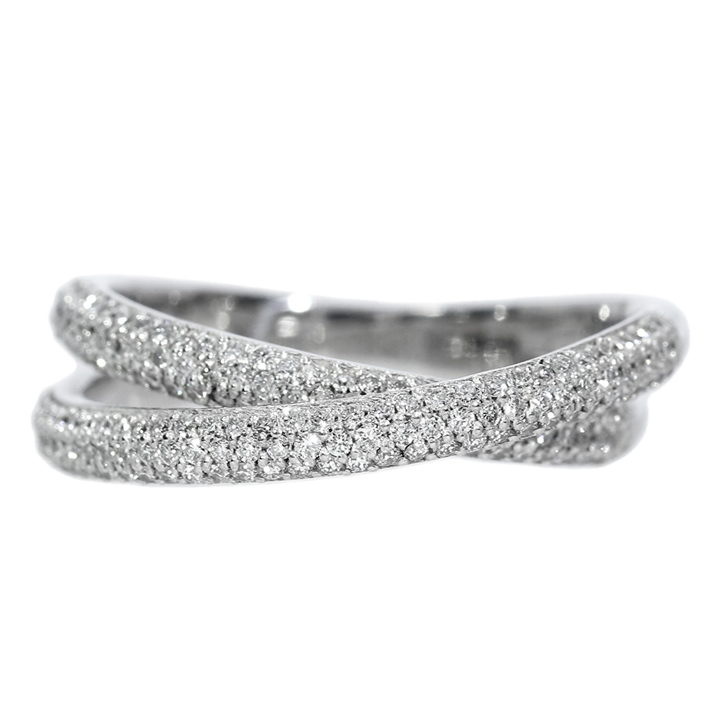 Anillo Diamantes - Oro Blanco 18kt