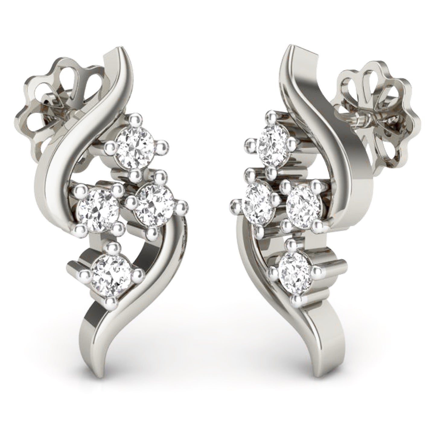 Aros Diamantes - Oro Amarillo 18kt