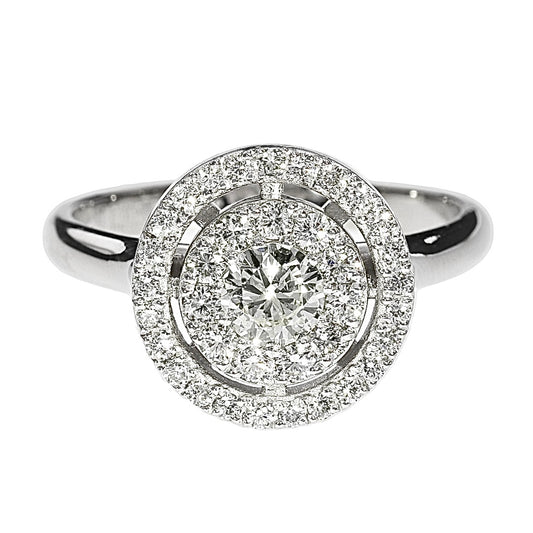 Anillo Compromiso Diamante GIA - Platino