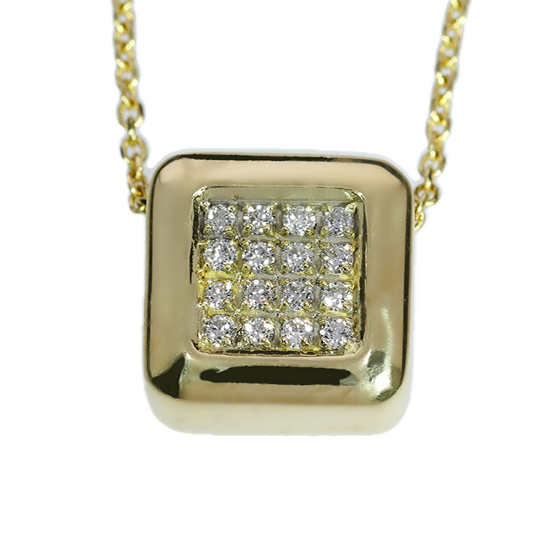 Colgante Diamantes - Oro Amarillo 18kt