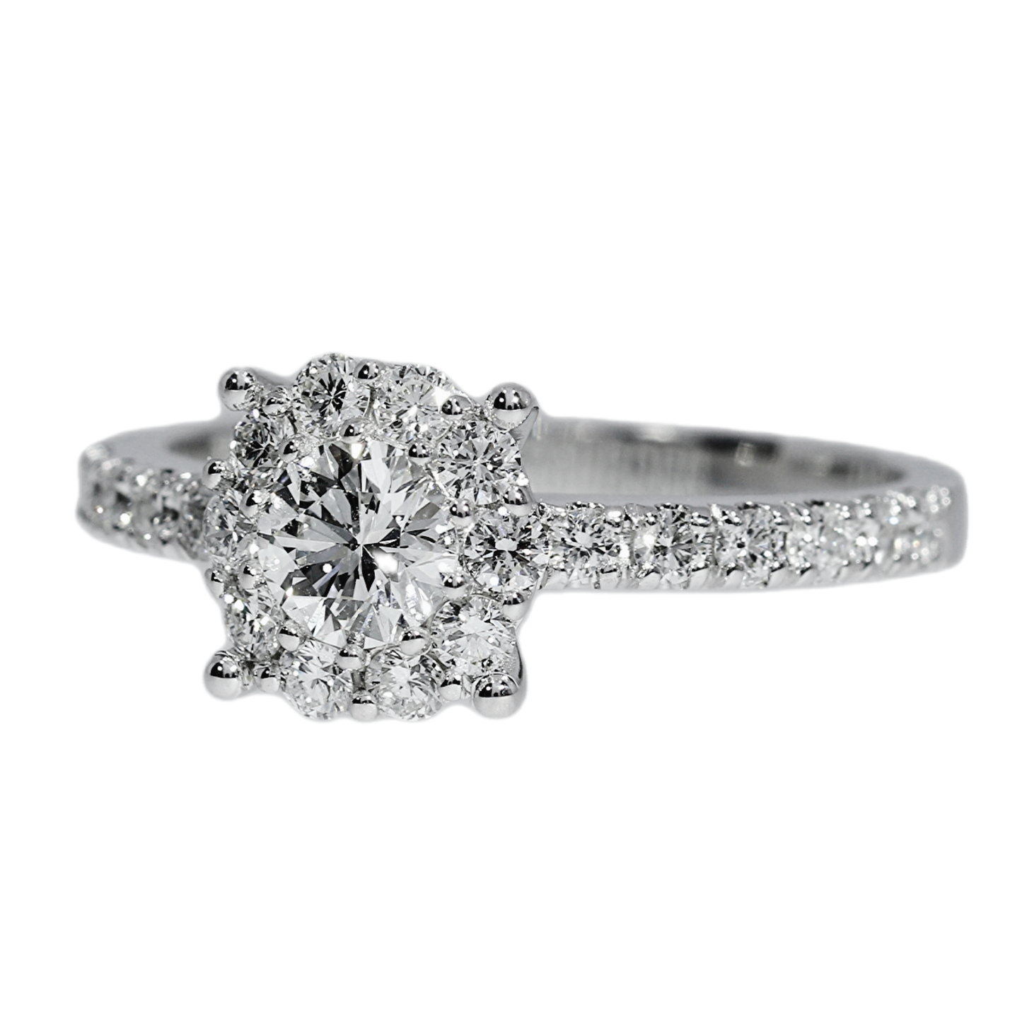 Anillo Compromiso Diamante GIA - Oro Blanco 18kt