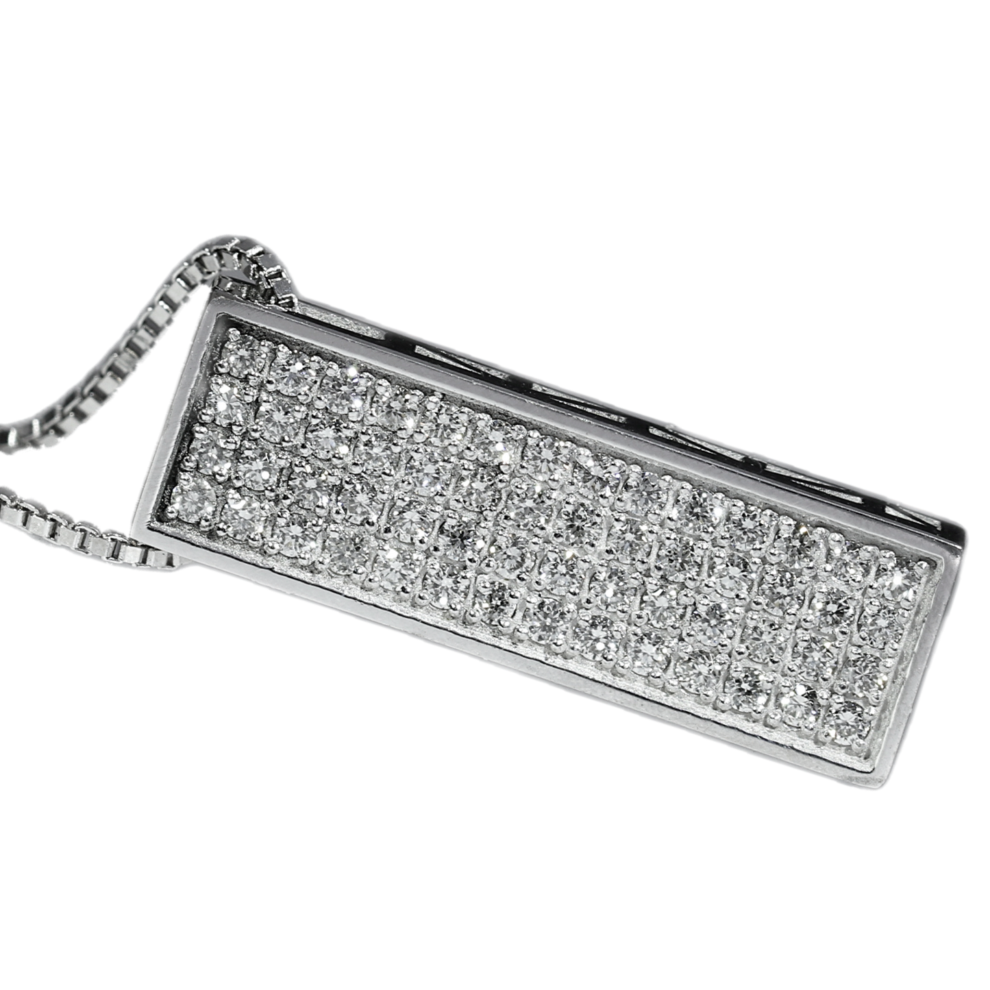 Colgante Diamantes - Oro Blanco 18kt