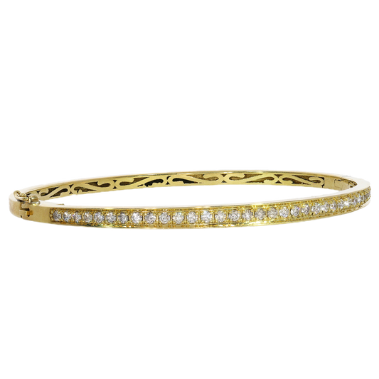 Esclava Diamantes - Oro Amarillo 18kt